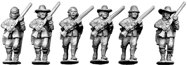 Perry English Civil War ECW10 mousquetaires figurines 28mm