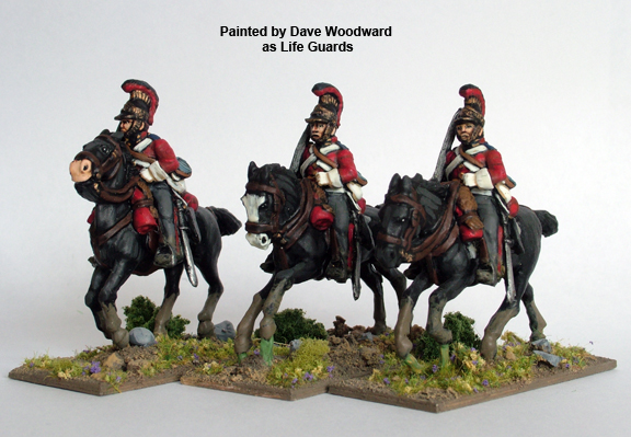 Perry Napoleonic BH26 Household cavalry figurine galop