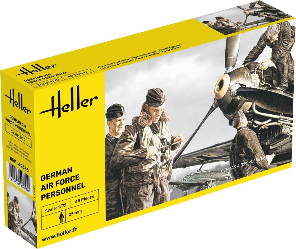 Heller Historical Collection Deutsche Luftwaffe Personal 1/72 figurines