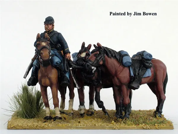 Perry Miniatures American Civil War ACW9 Union figurines palefrenier