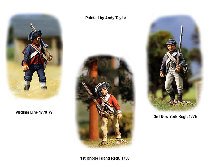Perry AW 250 Continental Infantry boîte figurines 38 pièces 1776-1783