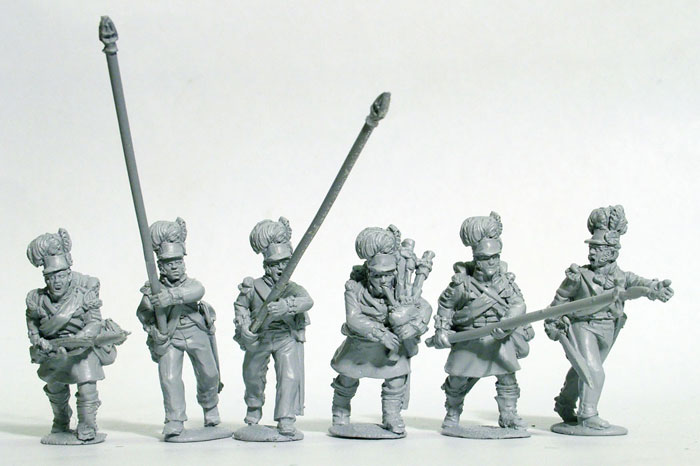 Perry Miniatures BH50 Highland commandement charge figurines 28mm