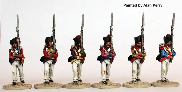Perry Miniatures Napoleonic FE 8 figurines grenadiers attaque