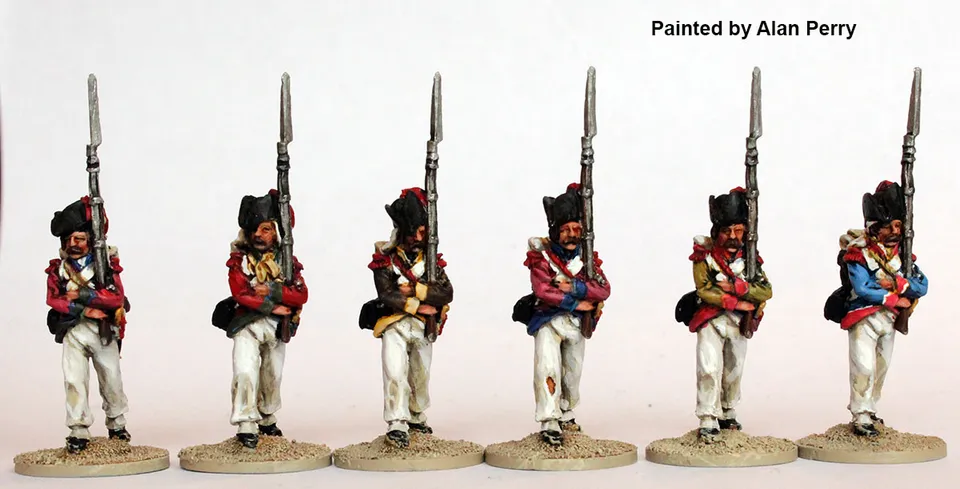 Perry Miniatures Napoleonic FE 8 figurines grenadiers attaque