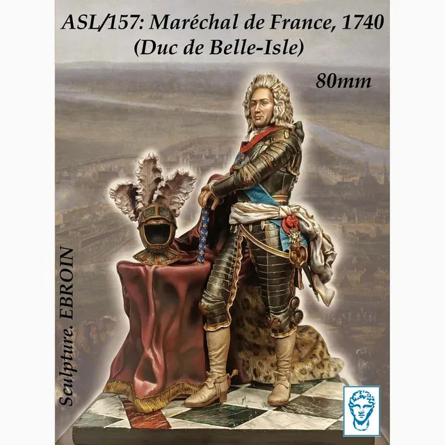 Art Girona Miniatures Maréchal de France Belle-Isle 1740 limitée