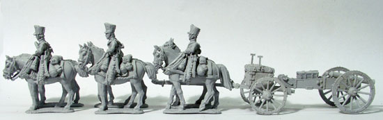 Perry Miniatures Napoleonic PN27 attelage 6 chevaux figurines 28mm