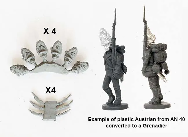 Perry Miniatures Napoleonic AN 60 grenadiers kit conversion plastique