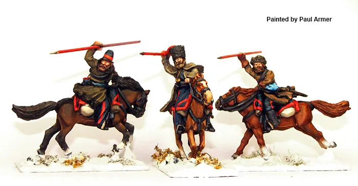Perry Napoleonic RN 48 cosaques hiver figurines métal 28mm