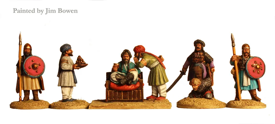 Perry Miniatures Crusades MA18 Cour de l'Émir figurines 28mm
