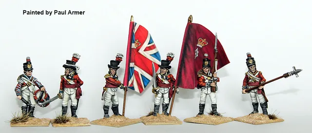 Perry Miniatures BH 93 Officiers figurines chapeaux ronds