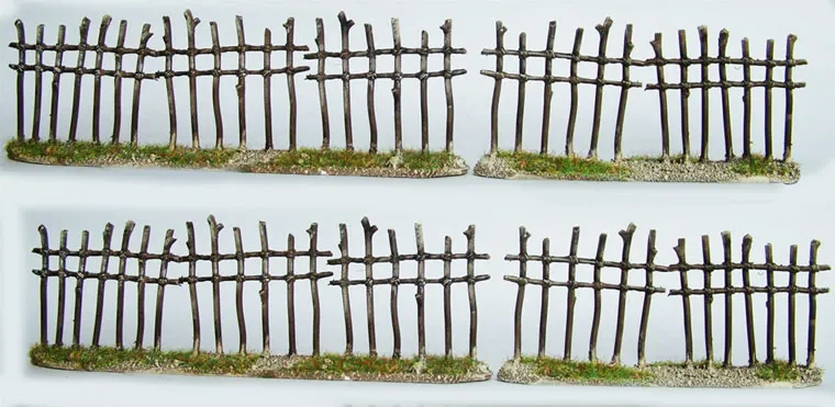 Perry Miniatures Samurai SAM63 décor barricades bois ajourées