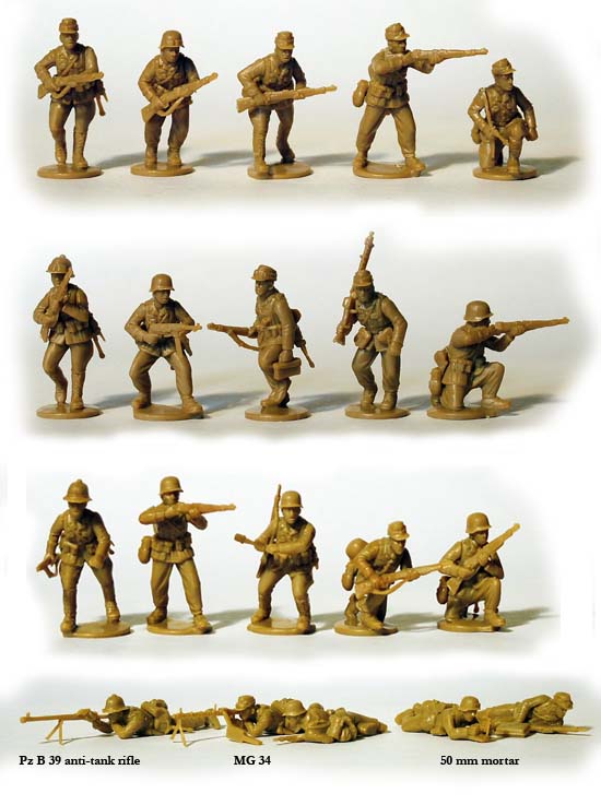 Perry Miniatures GWW 1 figurines Afrikakorps plastique 38 pièces