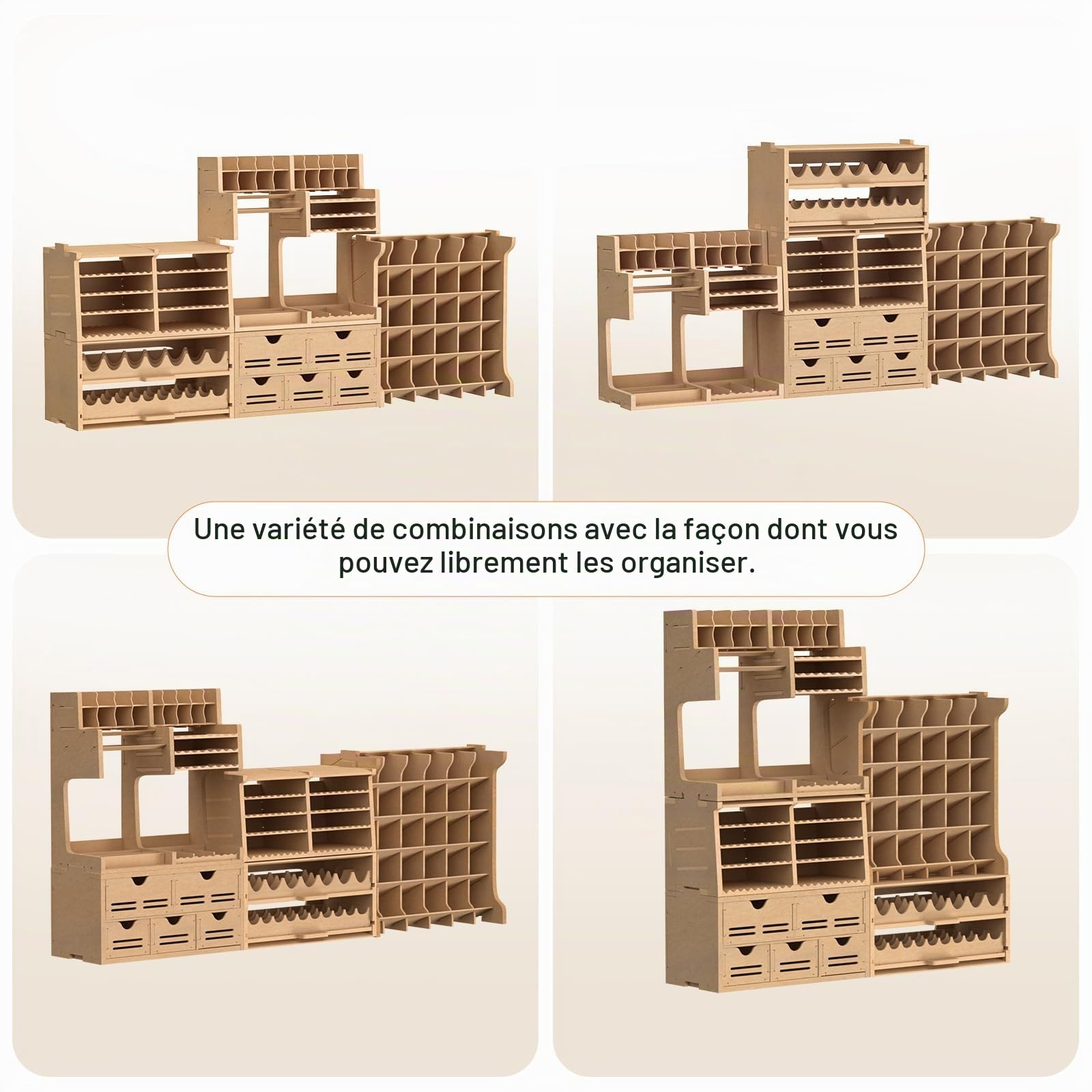 Bucasso GK RS organisateur maquette MDF grand