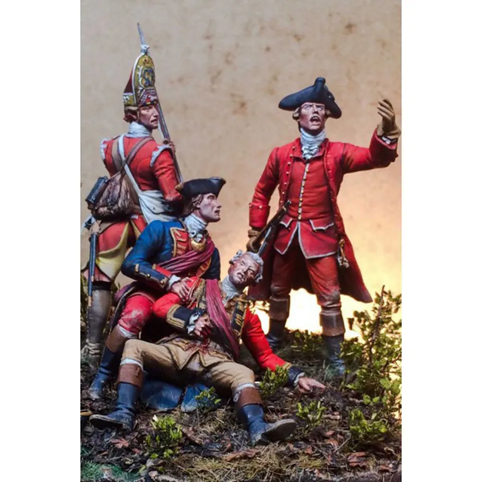 Art Girona 70mm Braddock Defeated figurine 1755