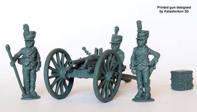 Perry Miniatures DAN 58 figurines canon amusette 1808-14