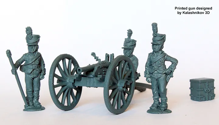 Perry Miniatures DAN 58 figurines canon amusette 1808-14