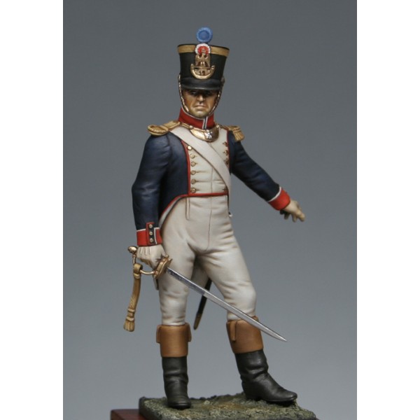 ART GIRONA Miniatures Officier infanterie ligne 1812 figurine 54mm