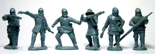 Perry Miniatures Agincourt AO25 Handgunners figurines 3 équipes