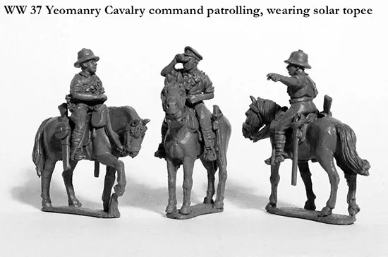 Perry World War 2 WW37 Yeomanry Cavalry figurines 28mm patrouille