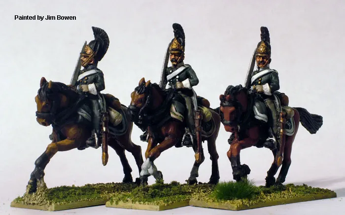 Perry Napoleonic RN 29 dragons russes figurines galop