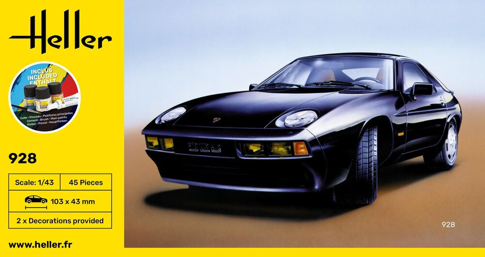Heller Starter Kit 928 maquette voiture 1/43 kit complet