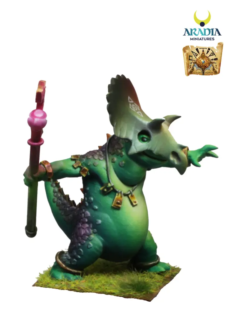 Aradia Paititi Bufosaur figurine dinosaure jungle Lost World