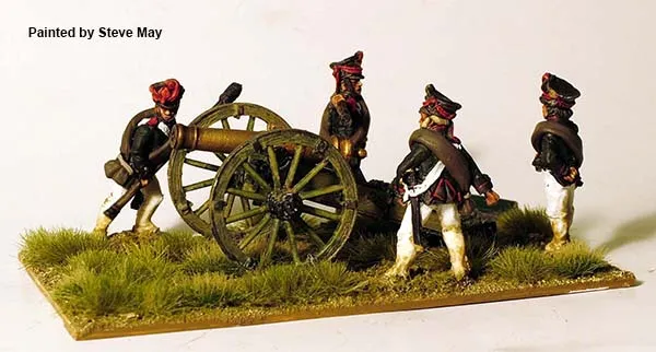 Perry RN 7 Artillerie russe figurines canon 12pdr