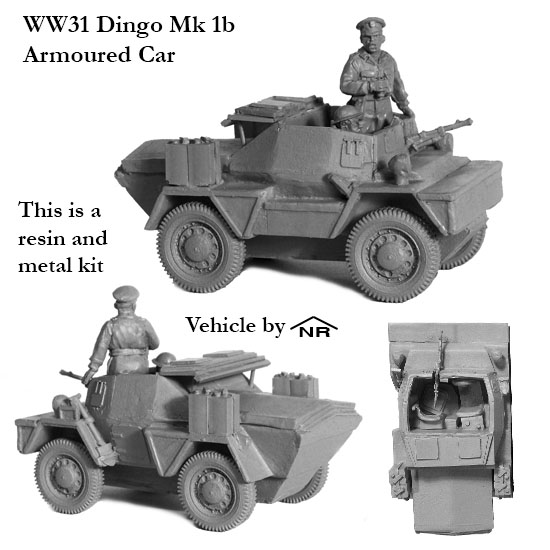 Perry Miniatures World War 2 WW 31 maquette Dingo Mk Ib
