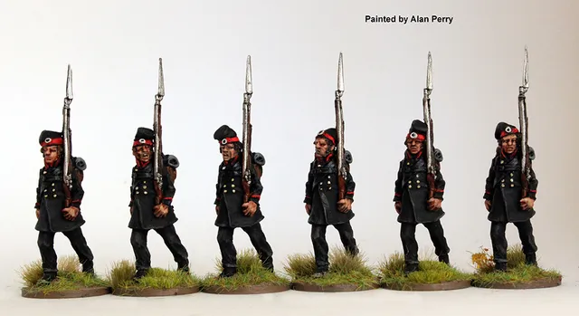 Perry Napoléonien PN 59 Lützow mousquetaire figurines métal