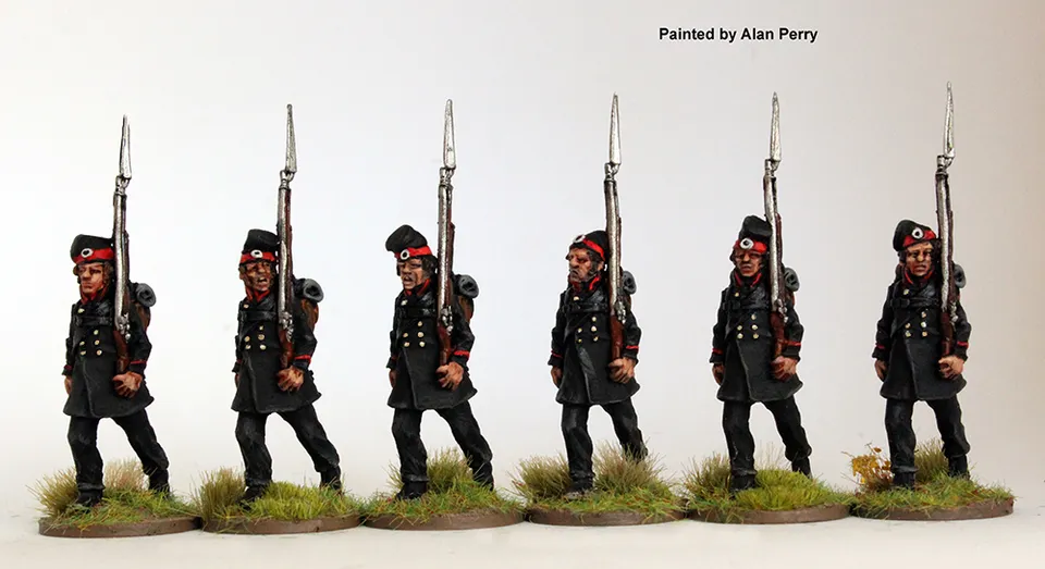 Perry Napoléonien PN 59 Lützow mousquetaire figurines métal