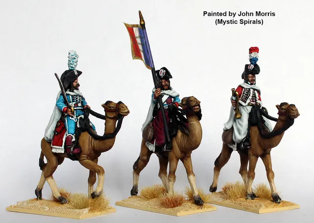Perry Miniatures Napoleonic FE 24 figurines commandement dromadaires au pas