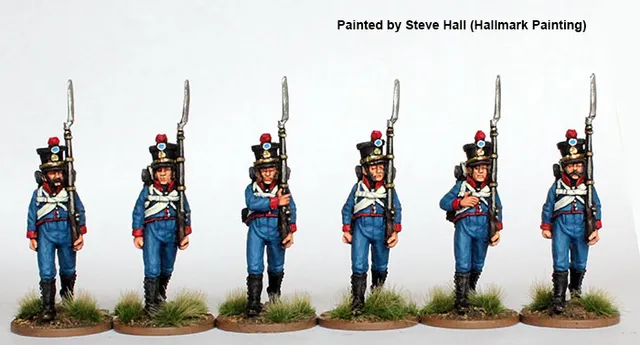 Perry Napoleonic BAV 39 garde nationale figurines marche