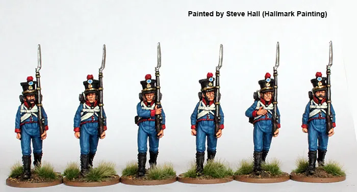 Perry Napoleonic BAV 39 garde nationale figurines marche
