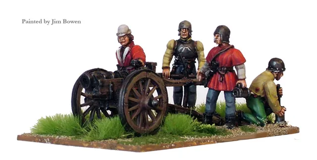Perry Miniatures War of Roses WR6 canon et servants XVe