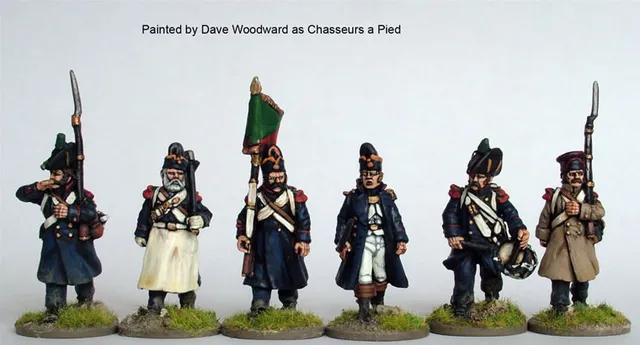 Perry Miniatures Napoleonic FN95 garde commandement figurines