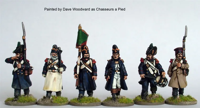Perry Miniatures Napoleonic FN95 garde commandement figurines