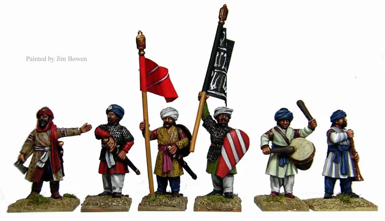 Perry Miniatures Crusades MA19 commandement arabe figurines