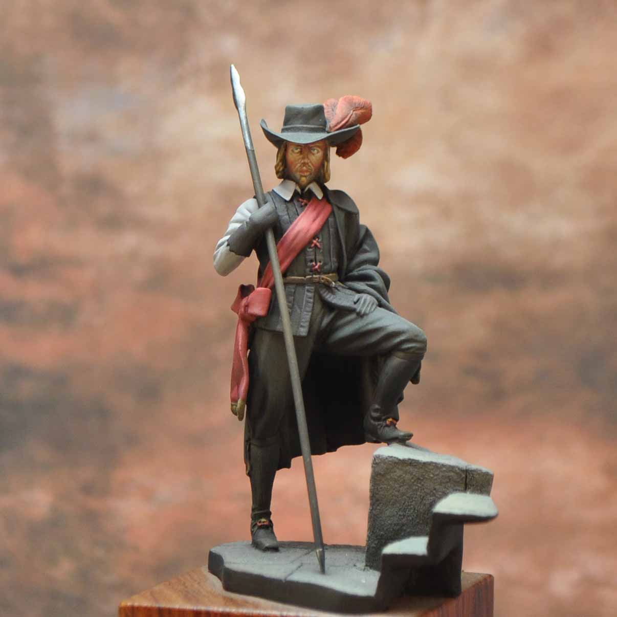 Art Girona Spanish Serie Spanish Officer Tuttlingen 1643 figurine 54mm