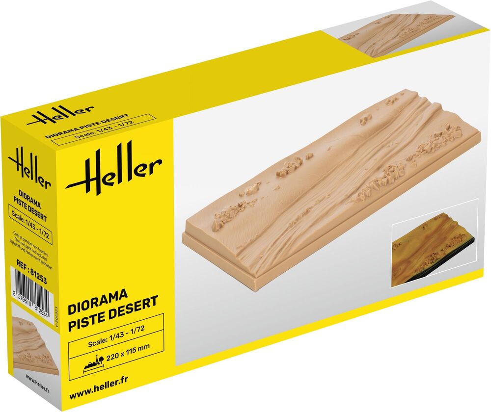 Heller Historical Collection Piste Desert décor diorama 1/43