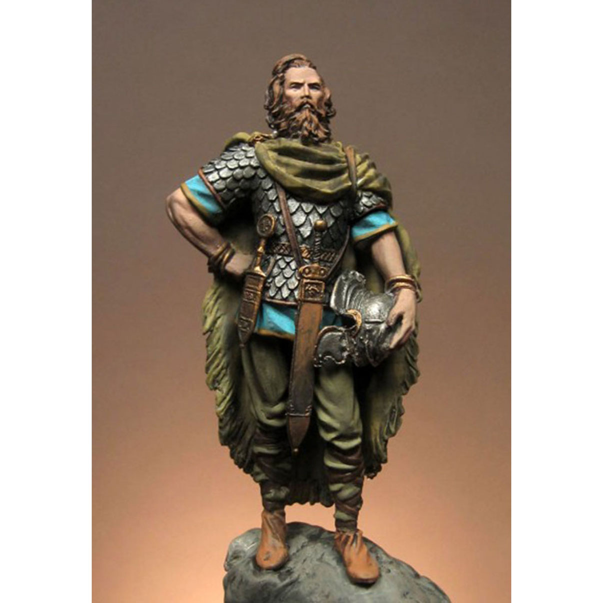 Art Girona Serie Historical Gundaharius figurine 54 mm roi