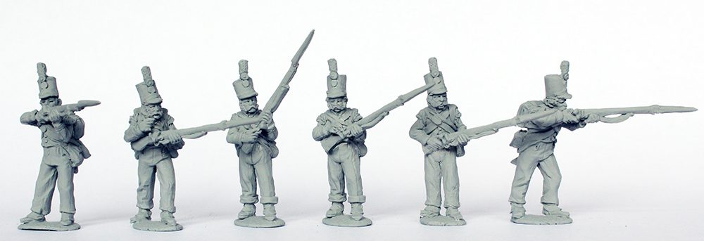 Perry Napoleonic PORT 7 figurines infanterie compagnies flanc 1810-15