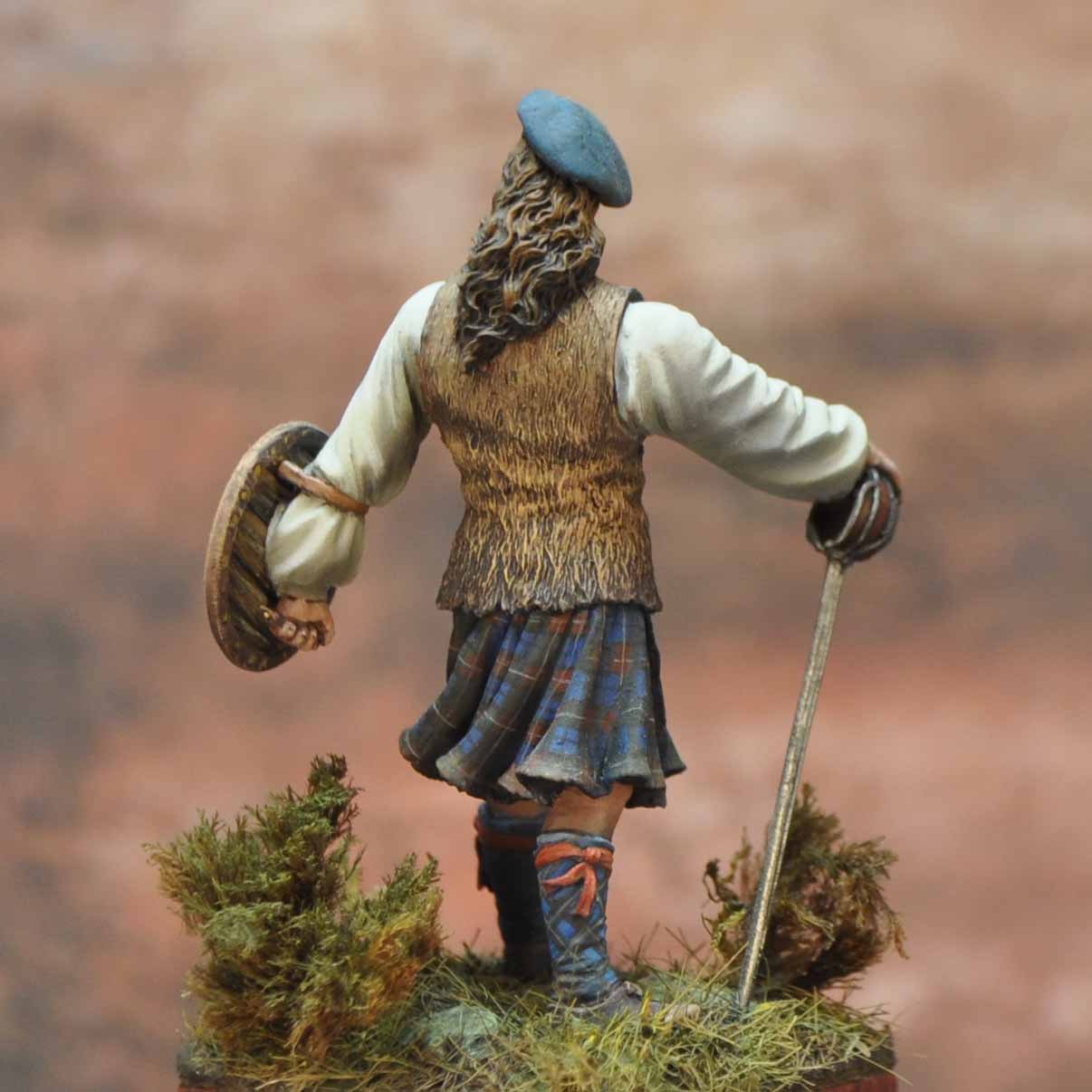 Art Girona International Highland Clansman figurine 54mm 1746