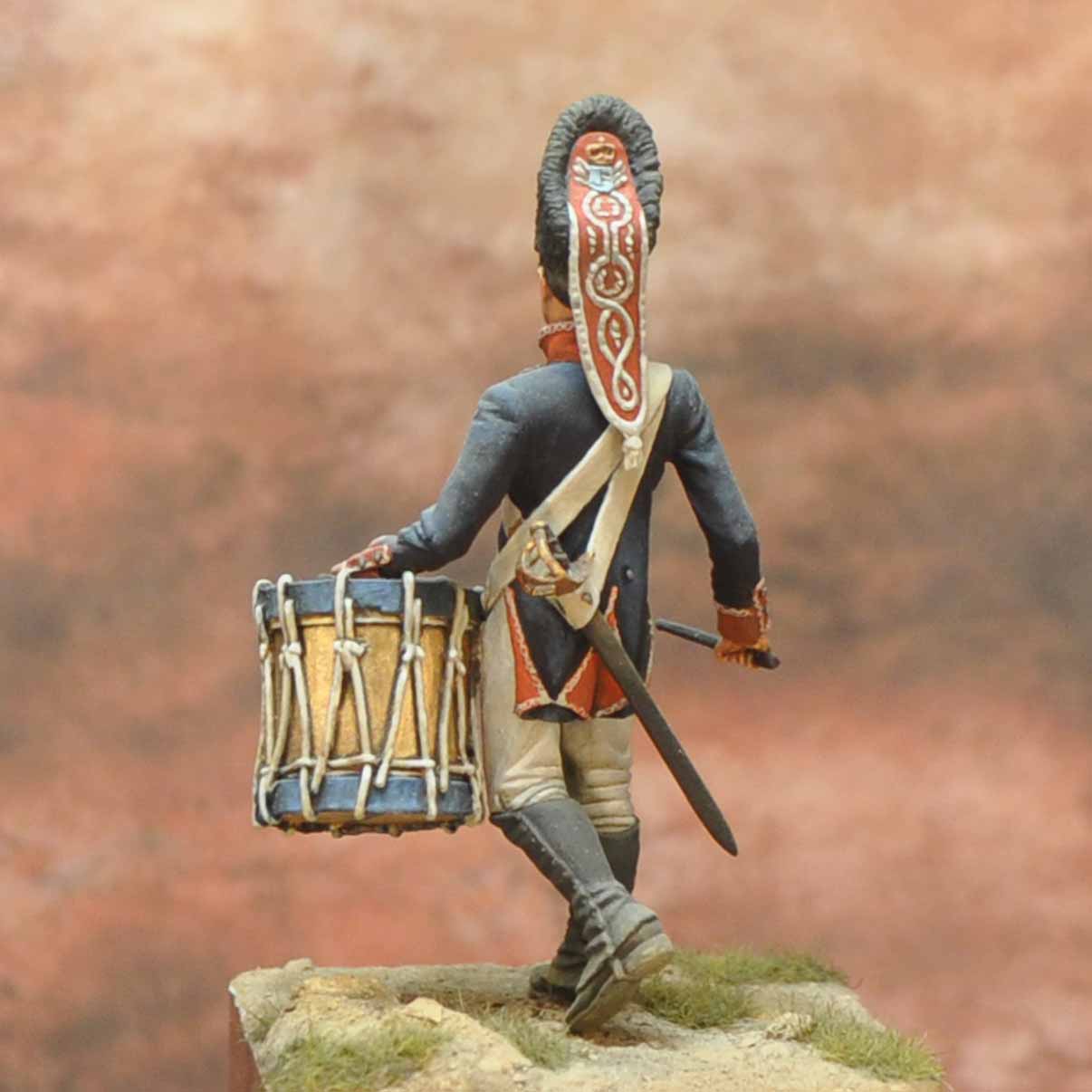 ART GIRONA Napoleonic Drummer Grenadier Zamora 1807 figurine