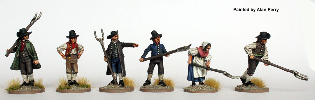 Perry Miniatures Napoleonic NX7 figurines ouvriers agricoles