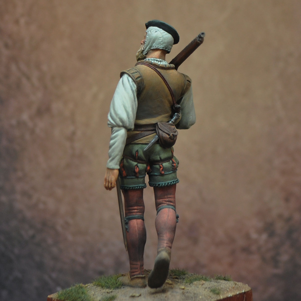 ART GIRONA 70mm Spanish Arquebusier Pavia 1525 figurine à peindre