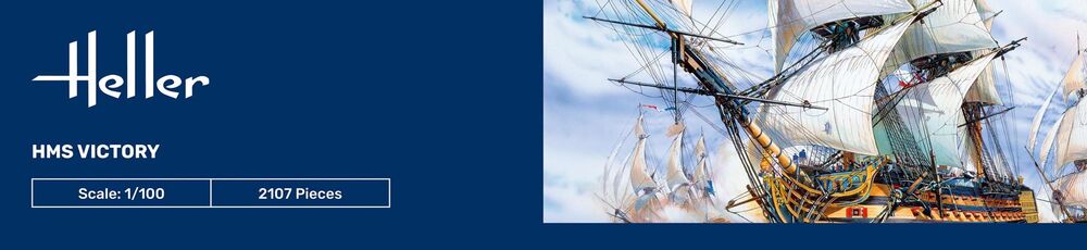 Heller Historical Collection HMS Victory 1/100 maquette bateau voilier