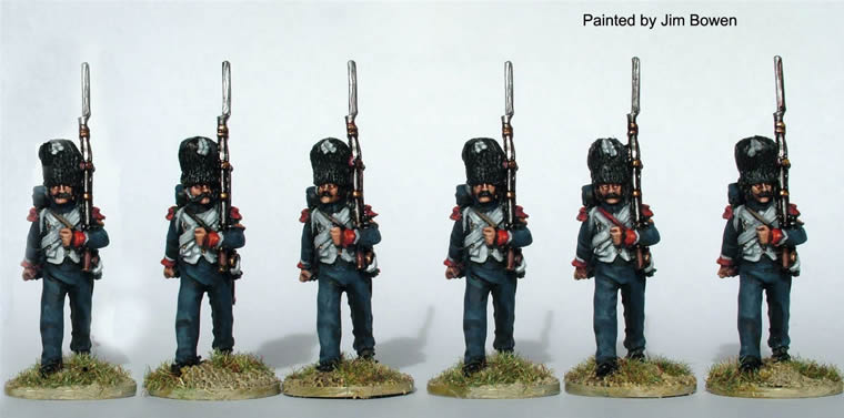 Perry Miniatures Napoleonic FN90 figurines chasseurs pied garde