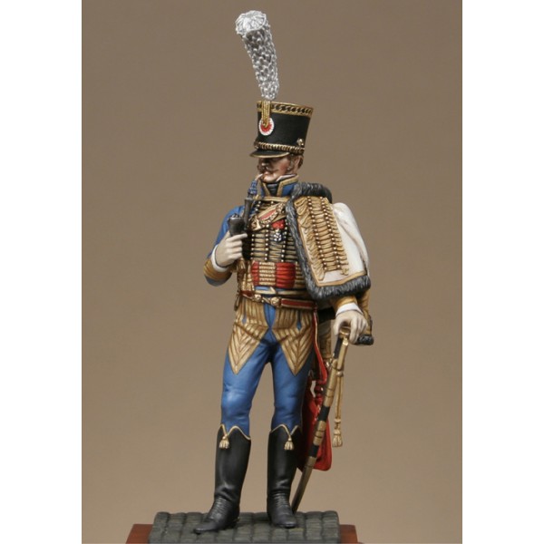 Art Girona Miniatures Officier 5e Hussards figurine Empire