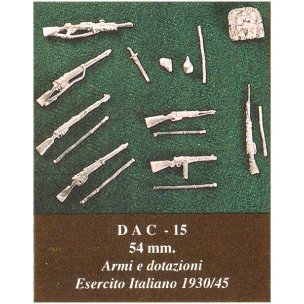ART GIRONA Bases Armes armée italienne set 1930-45 accessoires