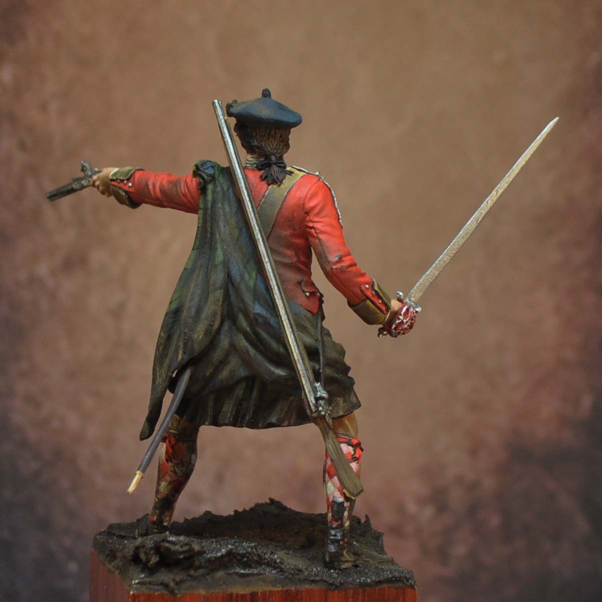 Art Girona 70mm 43rd Regiment Corporal 1742 figurine